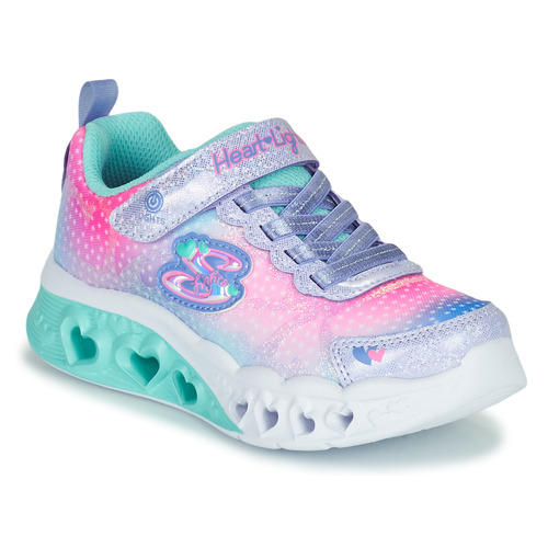 Παπούτσια Κορίτσι Χαμηλά Sneakers Skechers FLUTTER HEART LIGHTS Ροζ / Μπλέ