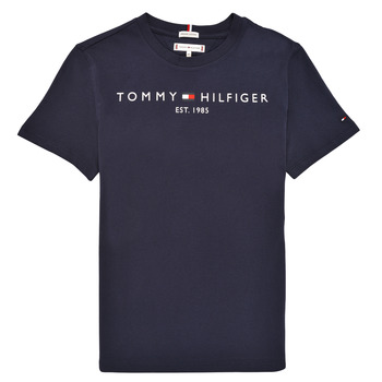 Υφασμάτινα Αγόρι T-shirt με κοντά μανίκια Tommy Hilfiger GRENOBLI Marine