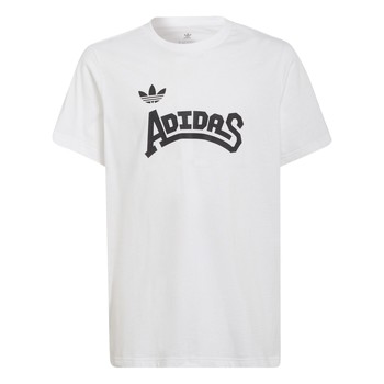 Υφασμάτινα Κορίτσι T-shirt με κοντά μανίκια adidas Originals DENISE Άσπρο