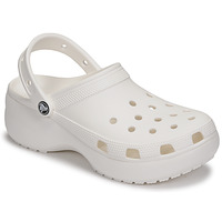 Παπούτσια Γυναίκα Σαμπό Crocs CLASSIC PLATFORM CLOG W Άσπρο