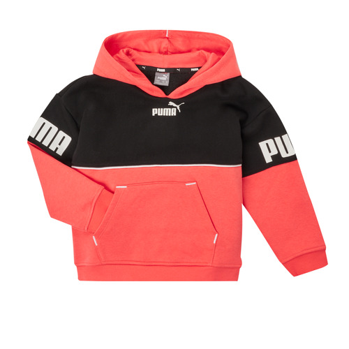 Υφασμάτινα Κορίτσι Φούτερ Puma PUMA POWER COLORBLOCK HOODIE Black / Orange