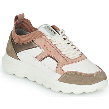 Παπούτσια Γυναίκα Χαμηλά Sneakers Geox D SPHERICA C Beige / Ροζ