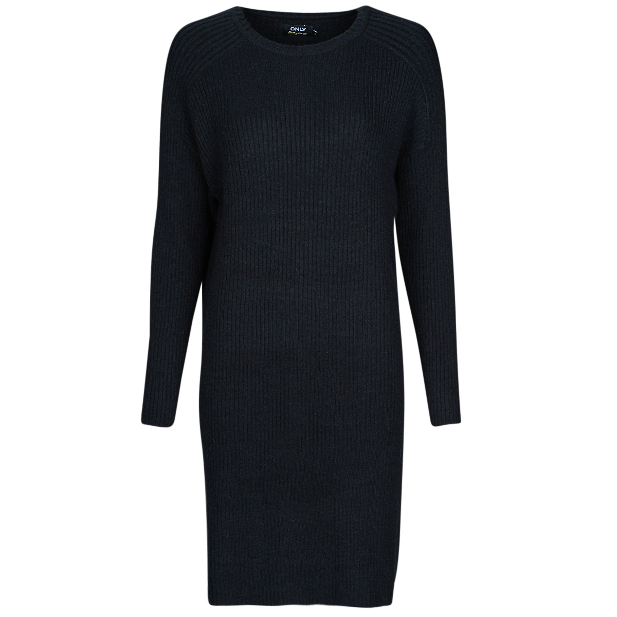 Υφασμάτινα Γυναίκα Κοντά Φορέματα Only ONLFIA KATIA L/S DRESS CC KNT Black