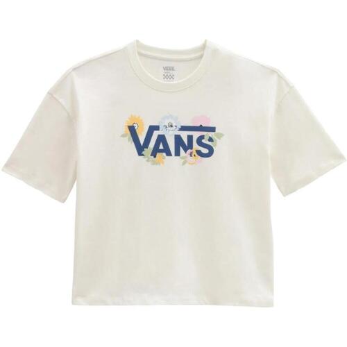 Υφασμάτινα Γυναίκα T-shirt με κοντά μανίκια Vans  Άσπρο