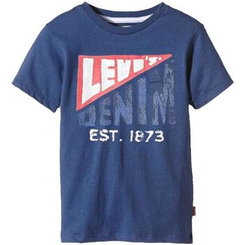 Υφασμάτινα Αγόρι T-shirt με κοντά μανίκια Levi's  Μπλέ