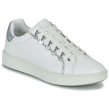 Παπούτσια Γυναίκα Χαμηλά Sneakers Guess MELY Άσπρο / Silver