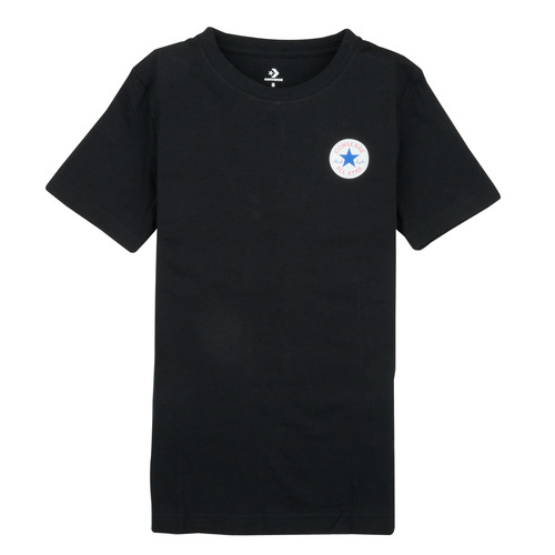 Υφασμάτινα Αγόρι T-shirt με κοντά μανίκια Converse SS PRINTED CTP TEE Black