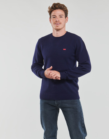 Υφασμάτινα Άνδρας Πουλόβερ Levi's ORIGINAL HM SWEATER Marine