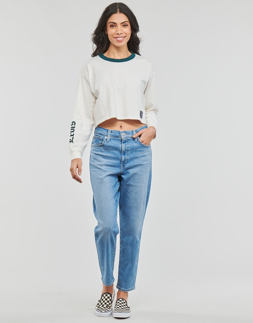 Levi's HIGH WAISTED MOM JEAN Μπλέ