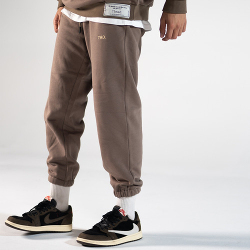 Υφασμάτινα Φόρμες THEAD. AMSTERDAM JOGGERS Sable