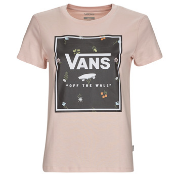 Υφασμάτινα Γυναίκα T-shirt με κοντά μανίκια Vans MICRO DITSY BOX FILL Ροζ