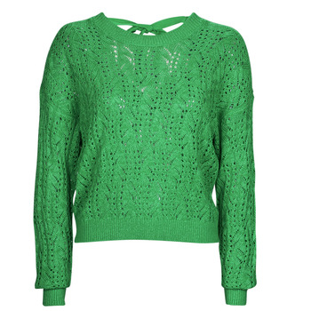 Υφασμάτινα Γυναίκα Πουλόβερ Vero Moda VMVERENA LS OPEN BOW BACK PULLOVER BOO Green