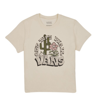 Υφασμάτινα Κορίτσι T-shirt με κοντά μανίκια Vans OUTDOOR CACTUS CREW Άσπρο