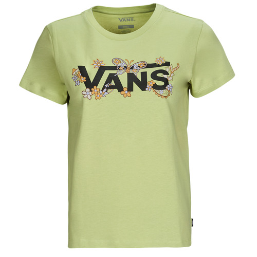 Υφασμάτινα Γυναίκα T-shirt με κοντά μανίκια Vans TRIPPY PAISLEY CREW Green