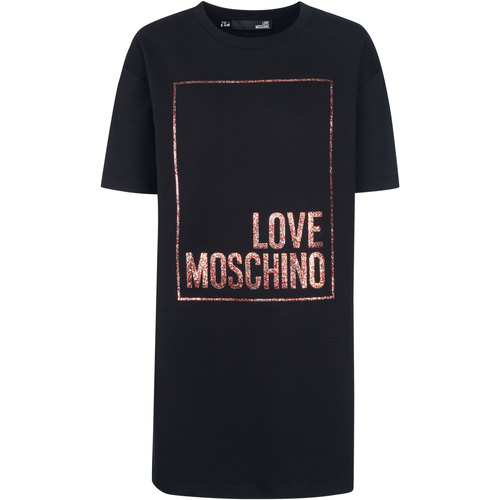 Υφασμάτινα Γυναίκα Φορέματα Love Moschino  Black