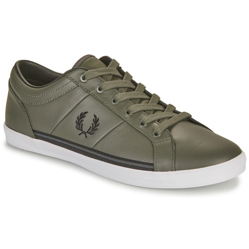 Παπούτσια Άνδρας Χαμηλά Sneakers Fred Perry BASELINE PERF LEATHER Kaki