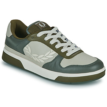 Παπούτσια Άνδρας Χαμηλά Sneakers Fred Perry B300 TEXTURED LEATHER / BRANDED Beige / Black