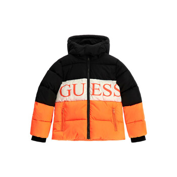 Υφασμάτινα Παιδί Μπουφάν Guess L3BL02 Orange / Marine