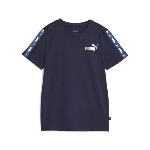 Υφασμάτινα Αγόρι T-shirt με κοντά μανίκια Puma ESS TAPE CAMO TEE B Marine