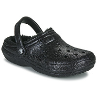 Παπούτσια Γυναίκα Σαμπό Crocs Classic Glitter Lined Clog Black