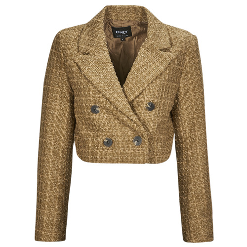 Υφασμάτινα Γυναίκα Σακάκι / Blazers Only ONLNEWKENNEDY BOUCLE BLAZER OTW Brown