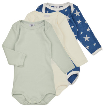 Petit Bateau BODY US ML VINTSTAR PACK X3