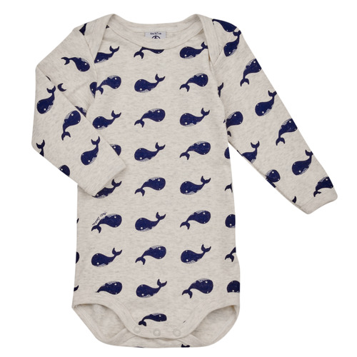 Petit Bateau BODY US ML BALEINE PACK X5 Multicolour