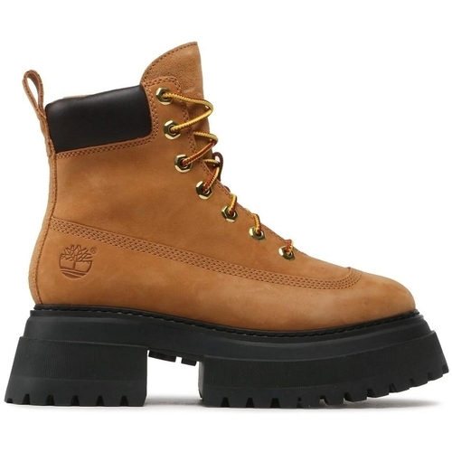 Παπούτσια Γυναίκα Μποτίνια Timberland TBL SKY 6IN LACE Brown