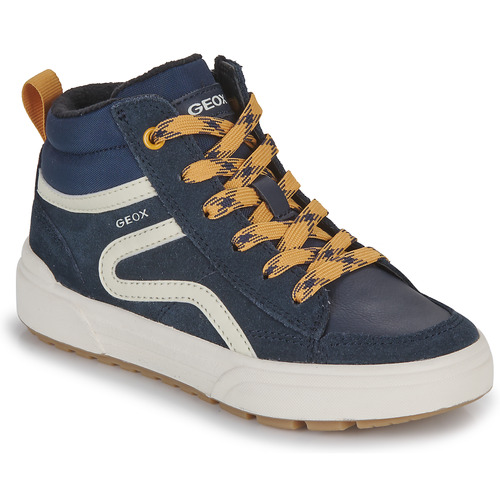 Παπούτσια Αγόρι Ψηλά Sneakers Geox J WEEMBLE BOY A Marine / Yellow