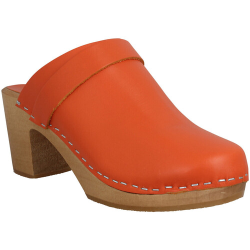 Παπούτσια Γυναίκα Τσόκαρα Hoof Eglantine Cuir Femme Orange Orange