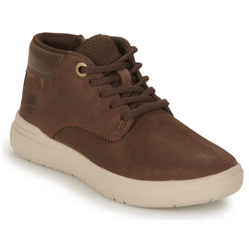 Παπούτσια Παιδί Ψηλά Sneakers Timberland SENECA BAT LEATHER CHUKKA Brown / Fonce