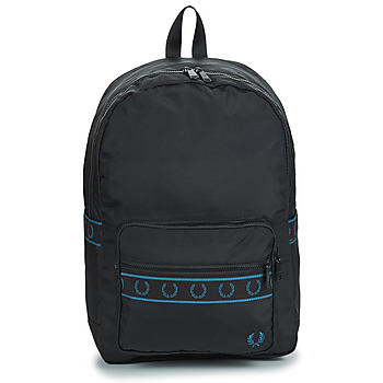 Τσάντες Σακίδια πλάτης Fred Perry CONTRAST TAPE BACKPACK Μαυρο