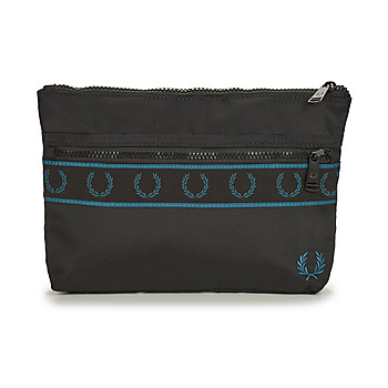 Τσάντες Μπανάνα Fred Perry CONTRAST TAPE SACOCHE BAG Μαυρο