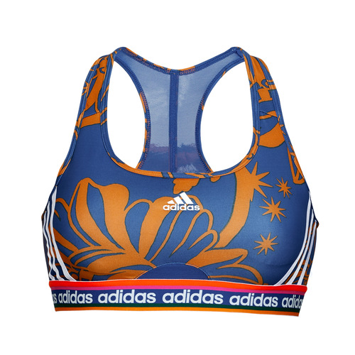 Υφασμάτινα Γυναίκα Αθλητικά μπουστάκια  adidas Performance FARM BRA Μπλέ