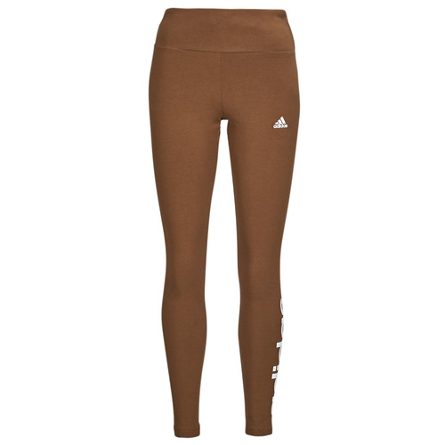 Υφασμάτινα Γυναίκα Κολάν Adidas Sportswear LIN LEG Brown / Άσπρο