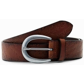 Αξεσουάρ Γυναίκα Ζώνες Desigual BELT_LOGO ONDAS Brown