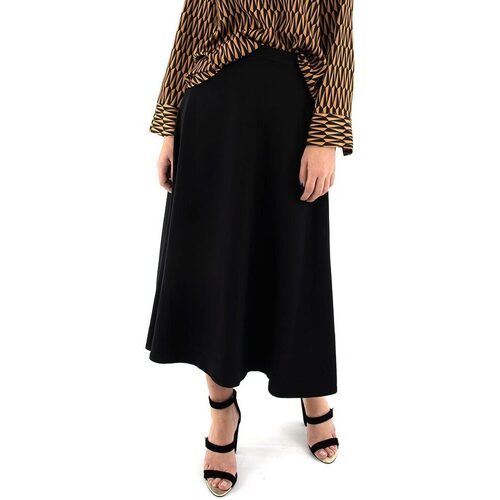 Υφασμάτινα Γυναίκα Φούστες My T Wearables MIDI SKIRT WOMEN ΜΑΥΡΟ