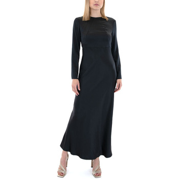 Υφασμάτινα Γυναίκα Φορέματα My T Wearables MAXI DRESS WOMEN ΜΑΥΡΟ