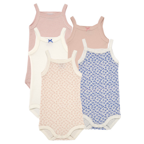 Υφασμάτινα Κορίτσι Πιτζάμα/Νυχτικό Petit Bateau BODY BRETELLE X5 Multicolour