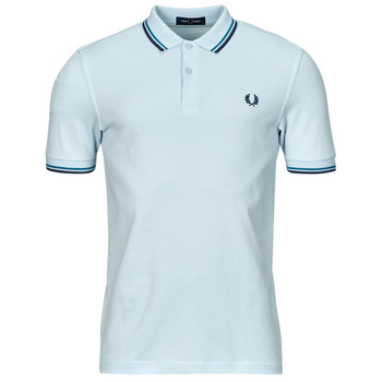 Υφασμάτινα Άνδρας Πόλο με κοντά μανίκια  Fred Perry TWIN TIPPED FRED PERRY SHIRT Μπλέ / Marine