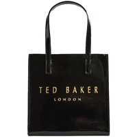 Τσάντες Γυναίκα Τσάντες Ted Baker CRINION SMALL SHOPPER BAG WOMEN ΜΑΥΡΟ- ΧΡΥΣΟ