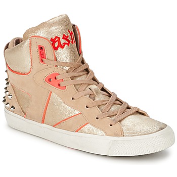 Παπούτσια Γυναίκα Ψηλά Sneakers Ash SPIRIT Beige / Ροζ