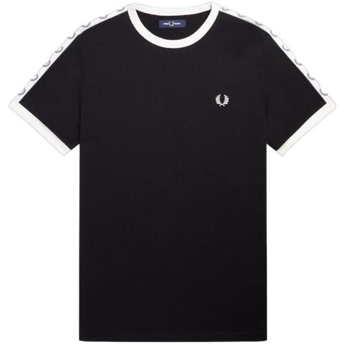 Υφασμάτινα Άνδρας T-shirt με κοντά μανίκια Fred Perry  Black