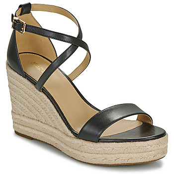 Παπούτσια Γυναίκα Σανδάλια / Πέδιλα MICHAEL Michael Kors KAYLA WEDGE Black