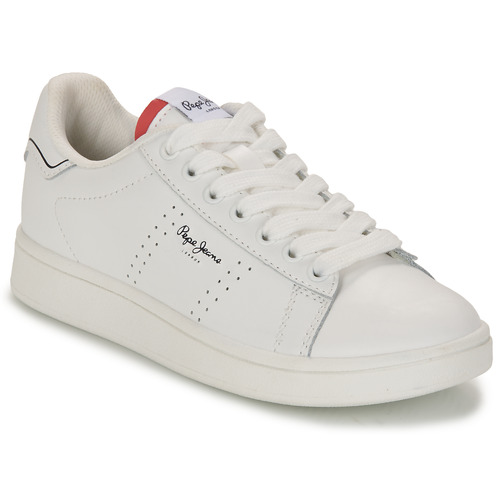 Παπούτσια Αγόρι Χαμηλά Sneakers Pepe jeans PLAYER BASIC B Άσπρο