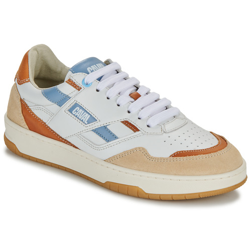 Παπούτσια Χαμηλά Sneakers Caval PLAYGROUND Beige / Cognac / Μπλέ