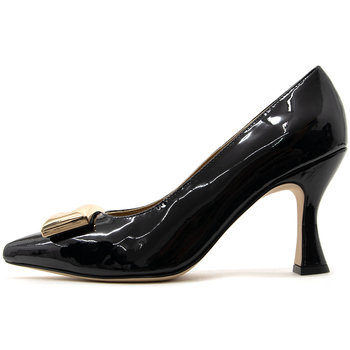 Παπούτσια Γυναίκα Γόβες Paola Ferri PATENT LEATHER HIGH HEEL PUMPS WOMEN ΜΑΥΡΟ