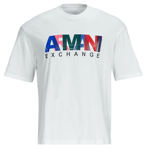 Υφασμάτινα Άνδρας T-shirt με κοντά μανίκια Armani Exchange 3DZTKA Άσπρο / Multicolour