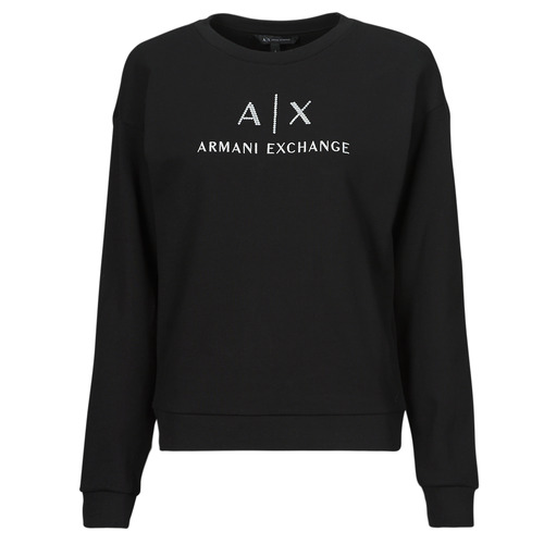 Υφασμάτινα Γυναίκα Φούτερ Armani Exchange 3DYMAA Black