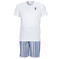 Υφασμάτινα Άνδρας Πιτζάμα/Νυχτικό Polo Ralph Lauren S / S PJ SET-SLEEP-SET Άσπρο / Multicolour